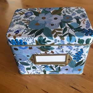 Rifle paper co recipe box with recipe cards